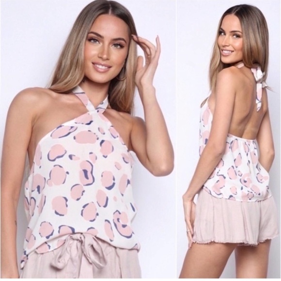 🌸New Leopard Print Women’s Summer Halter Tank Top🌸 - Picture 1 of 2